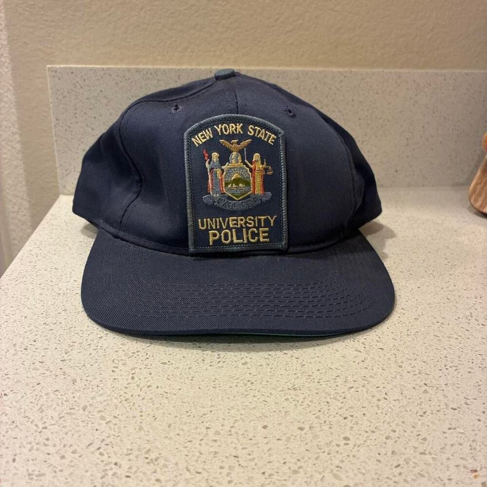 Police Men's Navy and Blue Hat